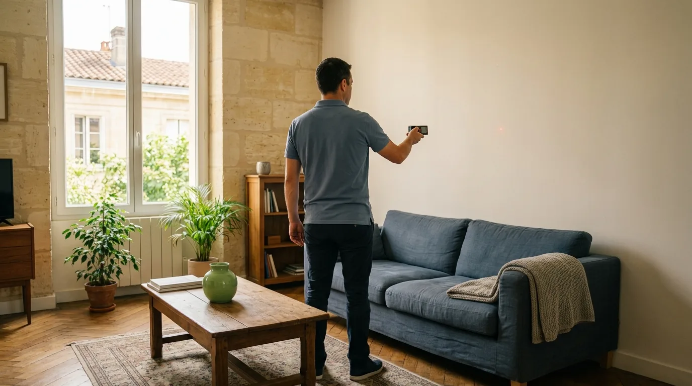 Mesurage de la surface habitable d'un logement à louer